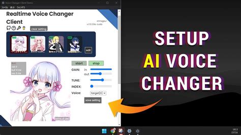 How to Setup Realtime Voice Changer AI .